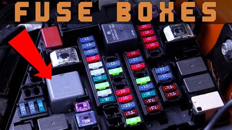 how to open fuse box in car