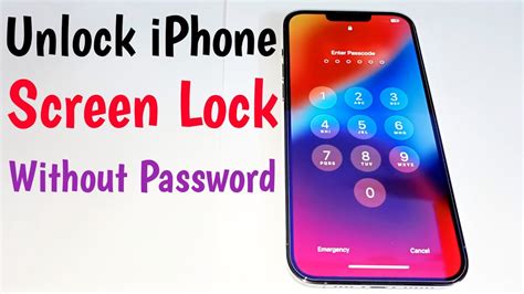 how to open iphone screen lock