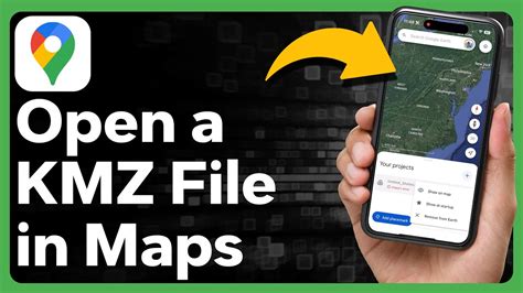 how to open kmz file in mobile