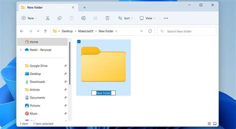 how to open new folder in computer