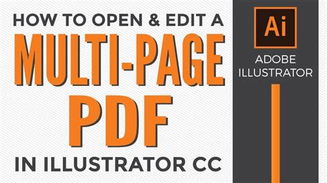 how to open pdf in illustrator