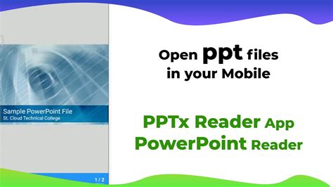 how to open ppt file in mobile