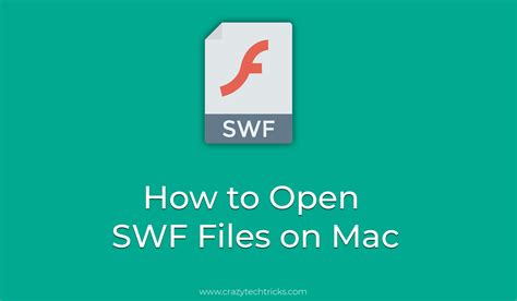 how to open swf file in mac