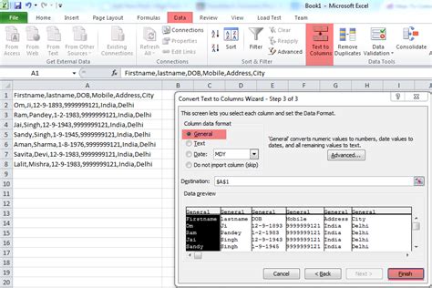 how to parse delimited data in Excel 365 - Microsoft Community