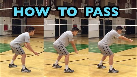 how to pass a ball in volleyball