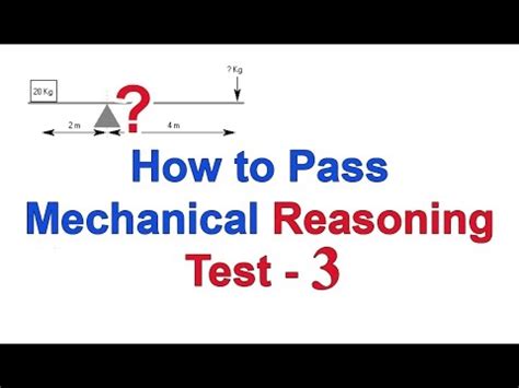 how to pass mechanical reasoning test with test youtube