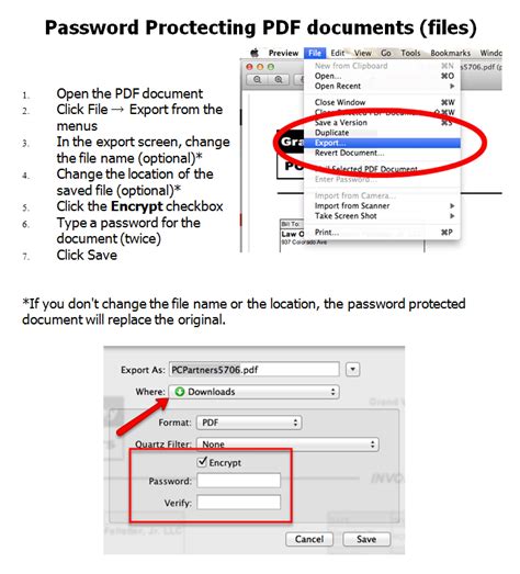 how to password protect pdf in mac