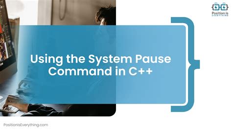 how to pause program in c++