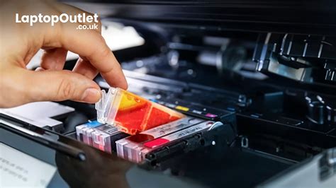 how to place ink in printer