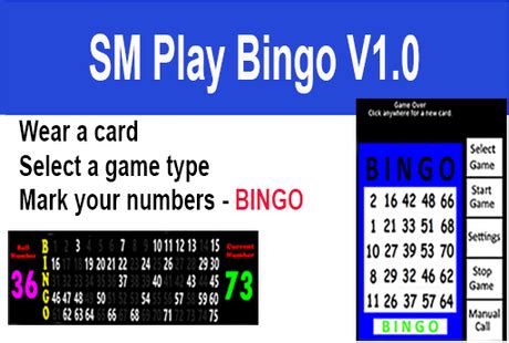 how to play bingo in sm