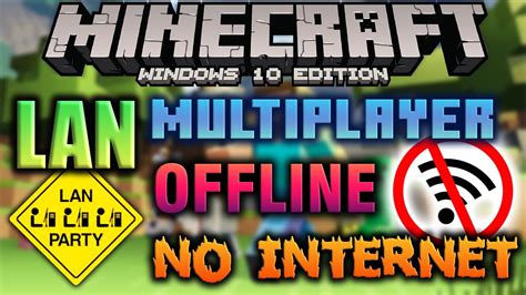 how to play minecraft lan offline
