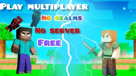 how to play minecraft multiplayer without realms