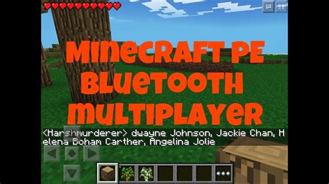 how to play minecraft pe with bluetooth