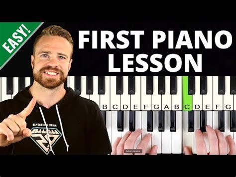 How To Play Piano Day 1 Easy First Piano Worksheet For Beginners - Piano Worksheet For Beginners
