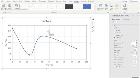 how to plot a graph in word