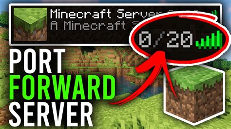 how to port forward on minecraft