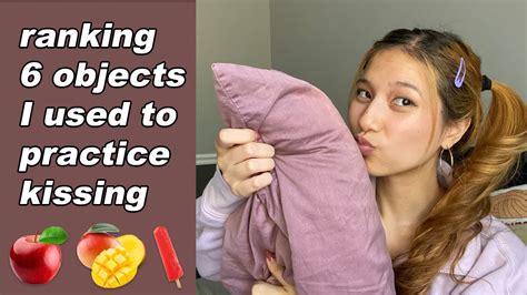 how to practice kissing with household items