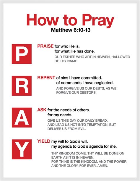 how to pray in front of others