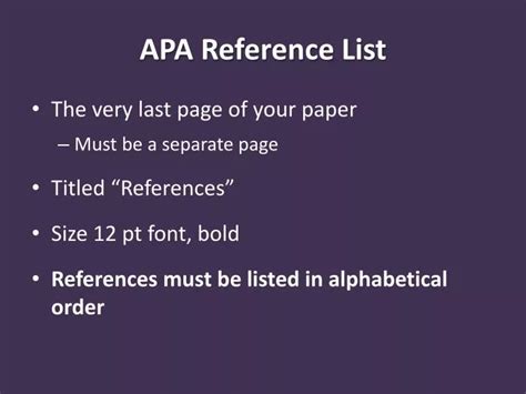 how to pre set apa format reference open office