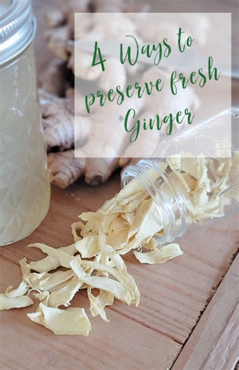 how to preserve ginger? - Test Food Kitchen