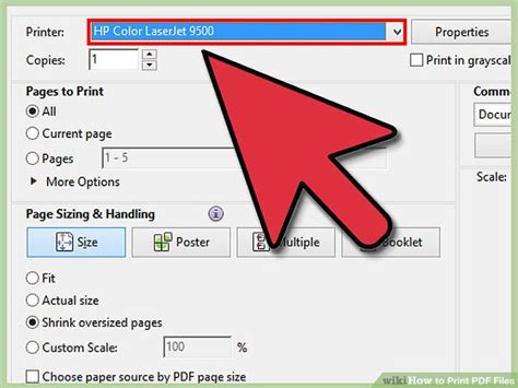 how to print pdf from computer