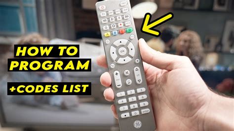 How To Program A Ge Universal Remote