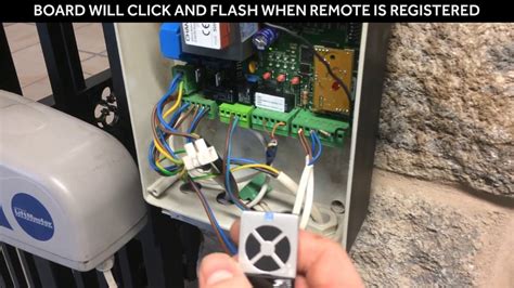 how to program gate opener in car