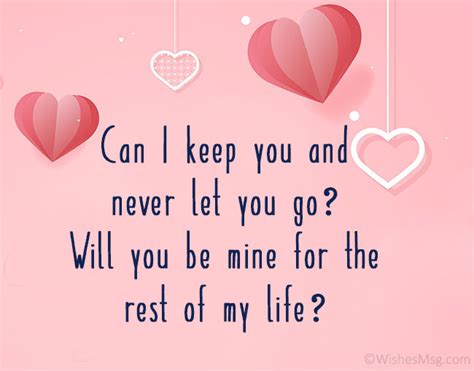 how to propose in message