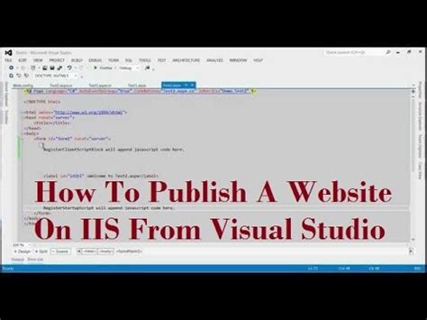 how to publish php website in iis