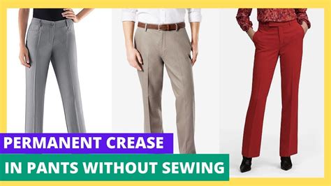 how to put a crease in pants