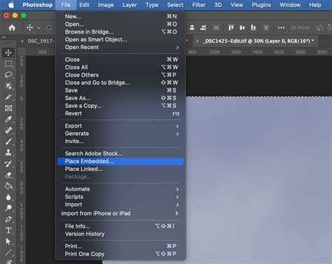 how to put a image in photoshop