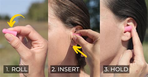 how to put earplugs in correctly