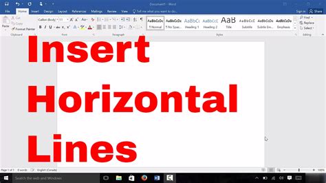 how to put horizontal page in word