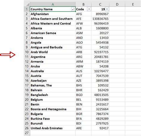 how to put in alphabetical order excel