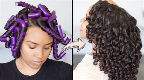 how to put in curling rods