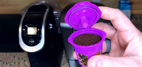 how to put in reusable k cup