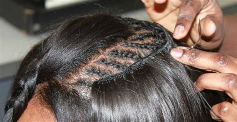 how to put in weave
