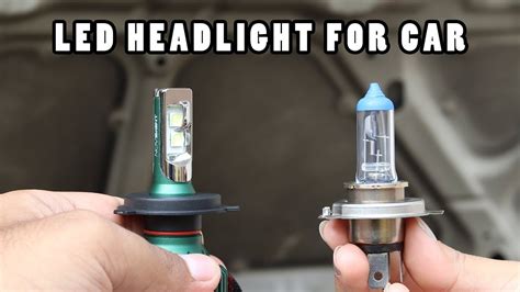 how to put led headlights in car