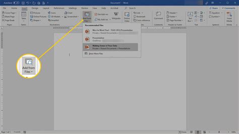 how to put powerpoint in word document