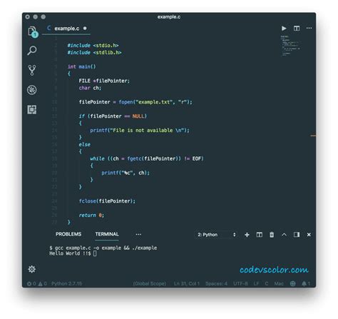 how to read a character in c