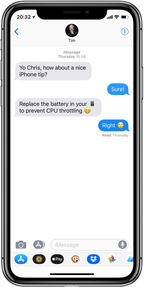 how to read childs texts on iphone x