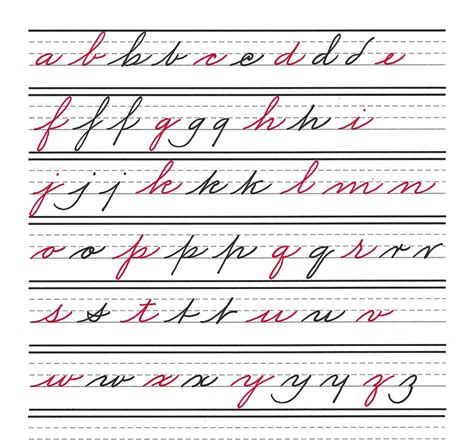 How To Read Cursive Writing In Just A Practice Cursive Writing - Practice Cursive Writing