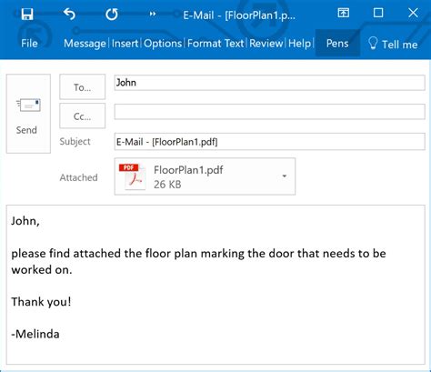 how to read pdf files from email