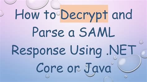 how to read saml response in java
