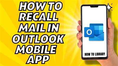 how to recall email in outlook mobile