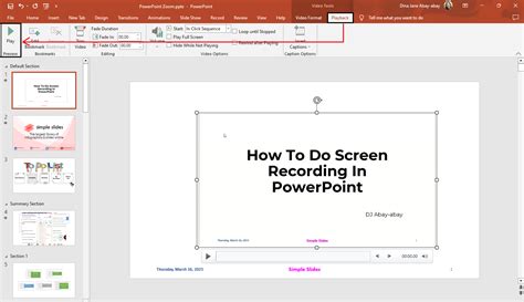 How To Record A Powerpoint Video In Obs