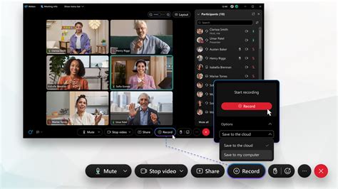 how to record a webex with audio