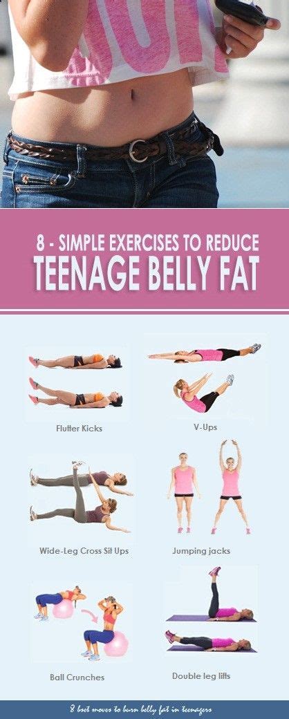 how to reduce belly fat in teenage girl