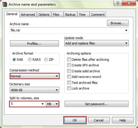 how to reduce rar file size