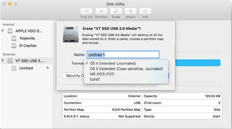how to reformat usb in macbook air